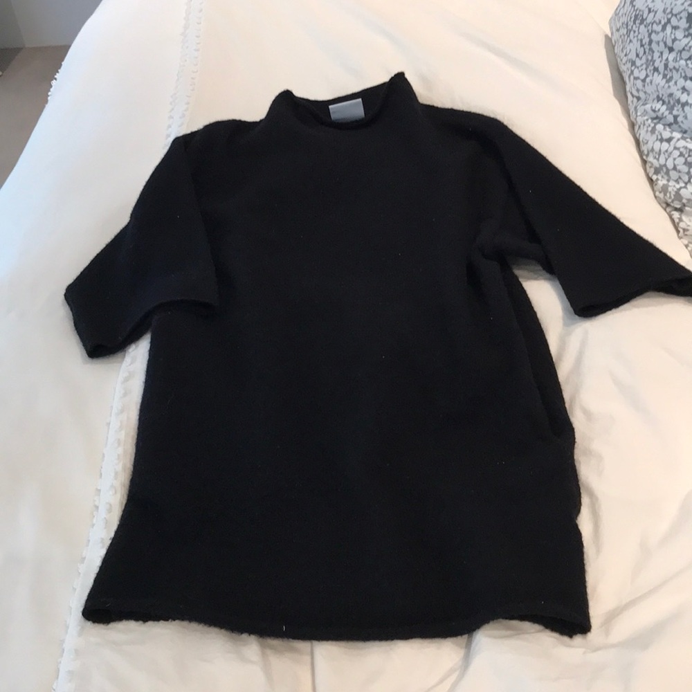 C/MEO COLLECTIVE Oversized black sweater dress xs